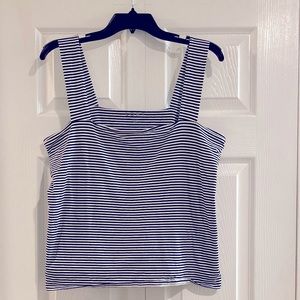 Striped “Outfit-Making” LOFT XL Tank Top